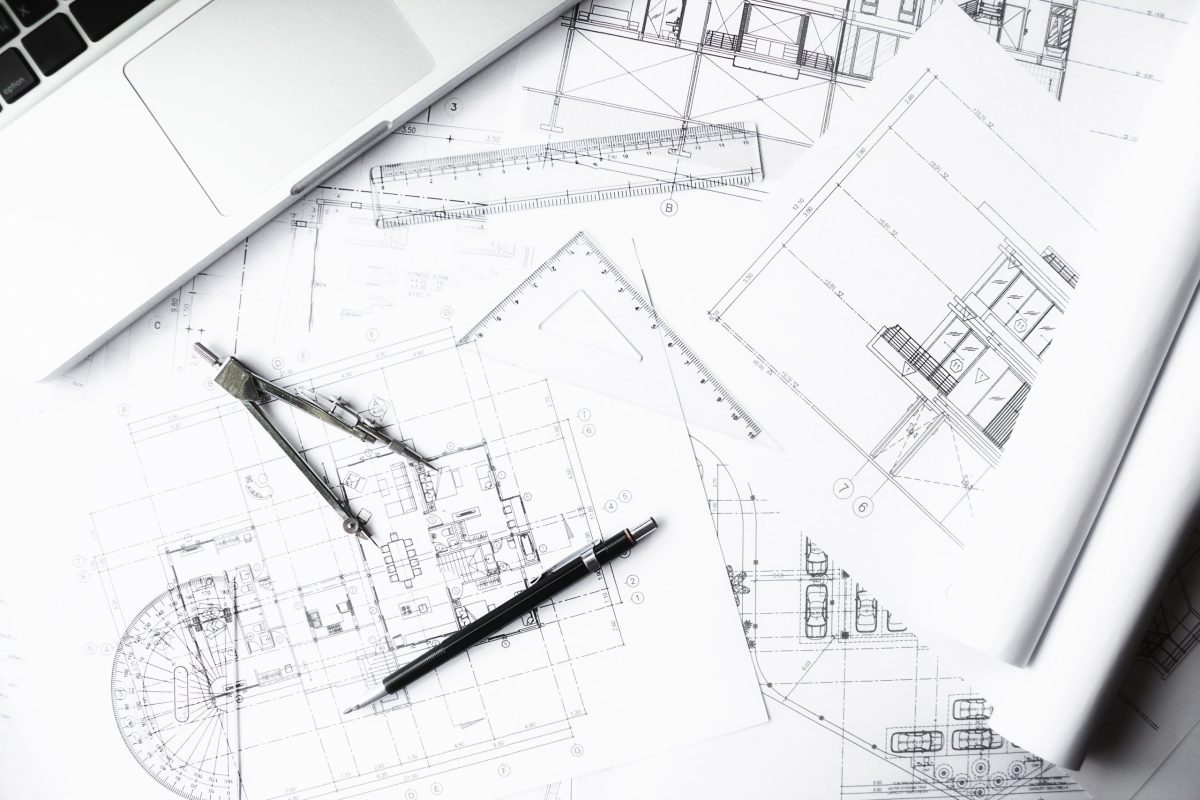 image-engineering-objects-workplace-top-view-construction-concept-engineering-tools-vintage-tone-retro-filter-effect-soft-focus-selective-focus-min